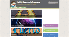 Desktop Screenshot of iosboardgamer.com