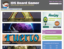 Tablet Screenshot of iosboardgamer.com